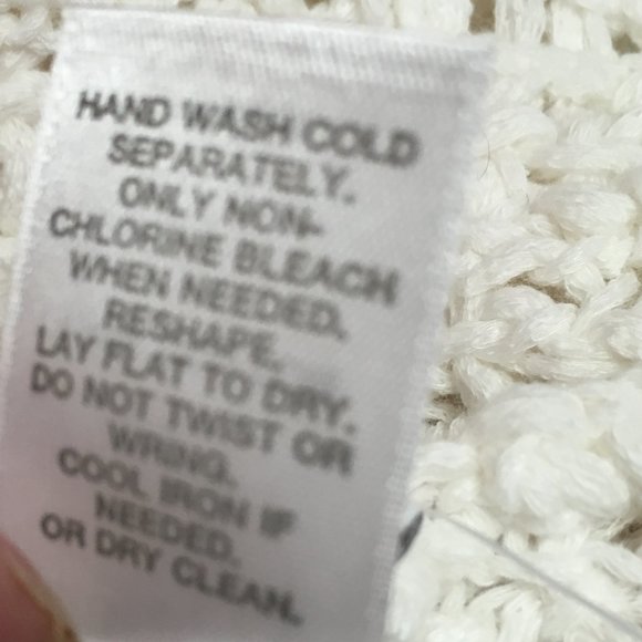 J Jill White Sweater with Side Button Detail 3/4 Sleeve NWT - Size L Petite - Picture 7 of 7